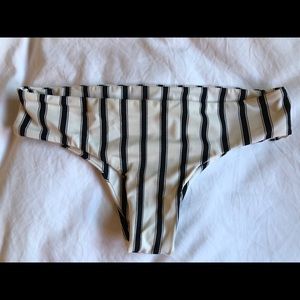 Tori Praver Swimwear Bottoms Ceramic Stripe Large